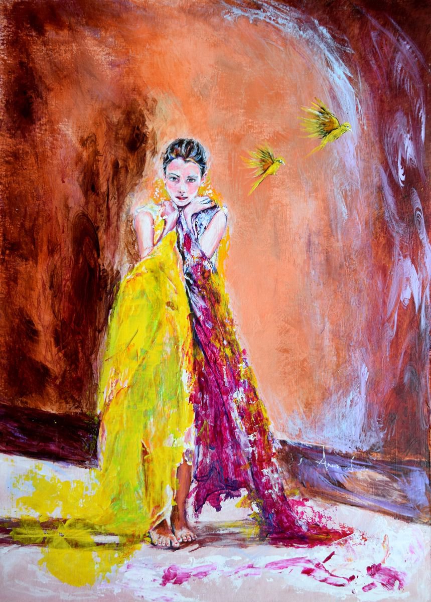 The yellow birds by Anna Sidi-Yacoub