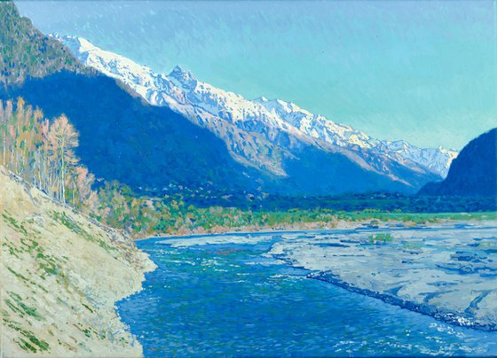A view of the Teberda river
