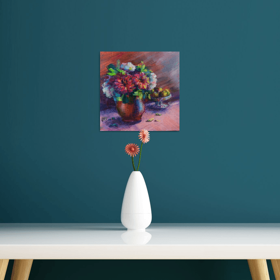 Still Life with Flowers and fruits