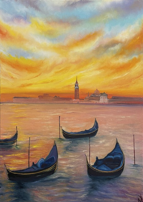 Sunset in Venice