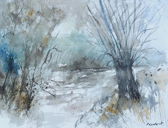 Willows  -watercolor