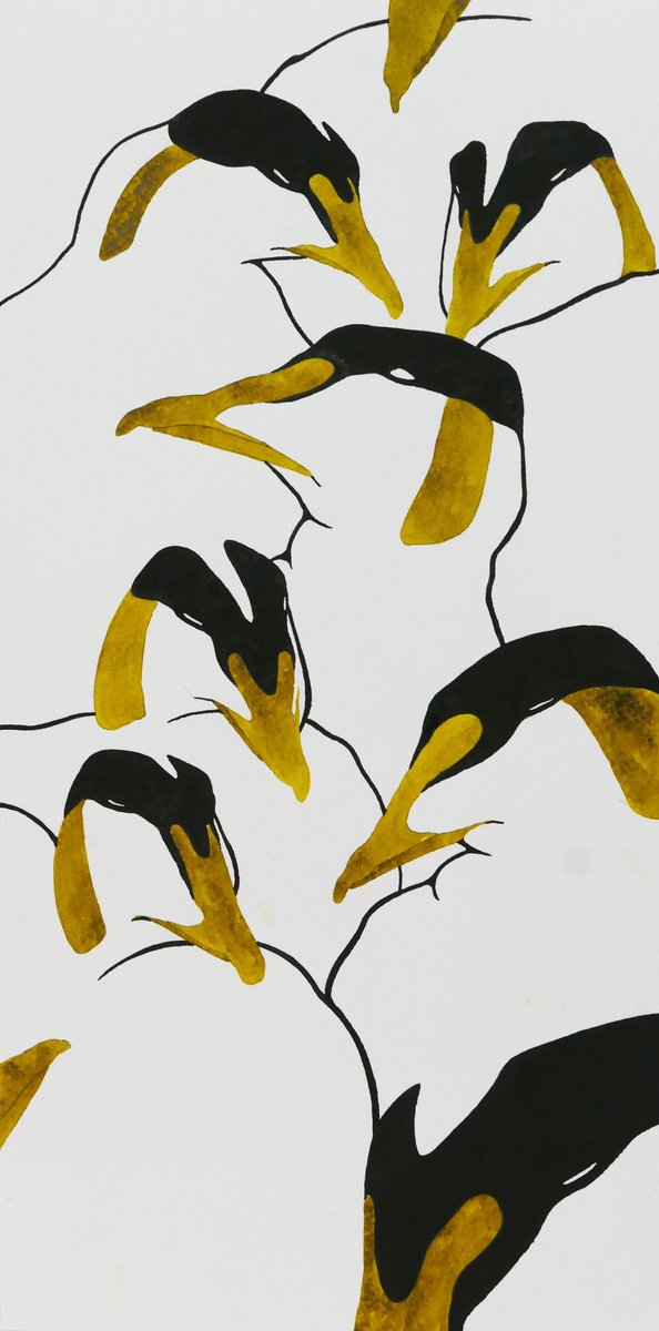 Karina Danylchuk | Original Watercolour | New Age | 20 X 40Cm | Artwork For Sale On Artfinder