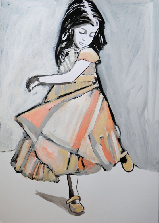 Little ballerina # 5 MXM/ 42 X 29.7 cm