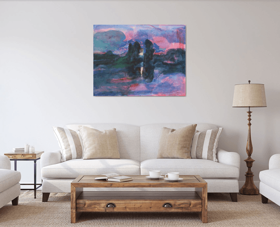 Landscape. Twilight Time.