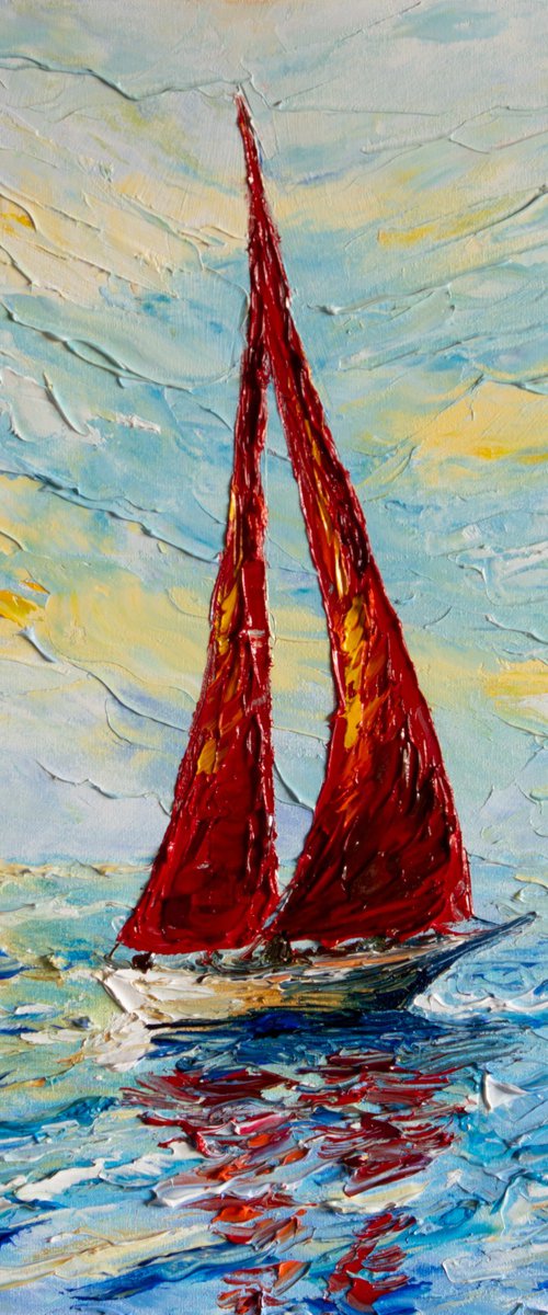 Scarlet Sails of Dawn by Vladyslav Durniev