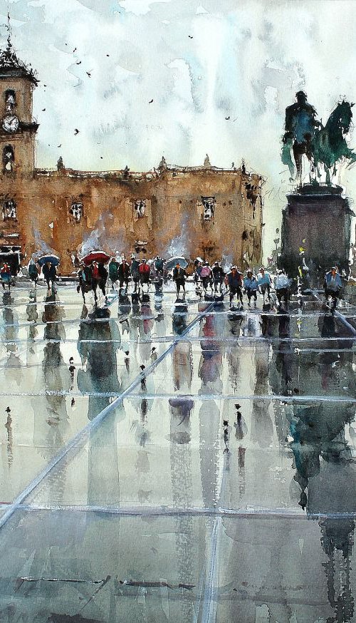 Raining Rome by Maximilian Damico