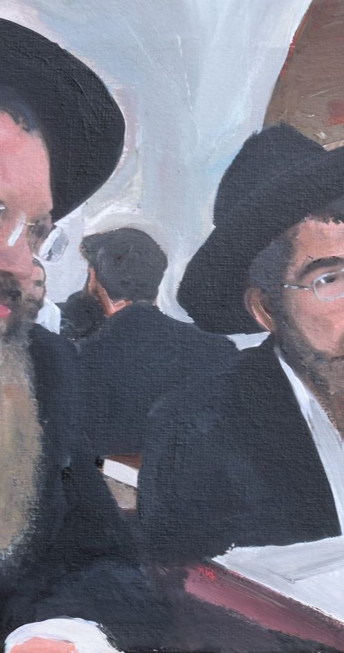 Brooklyn, Studying Torah by Andrew  Reid Wildman