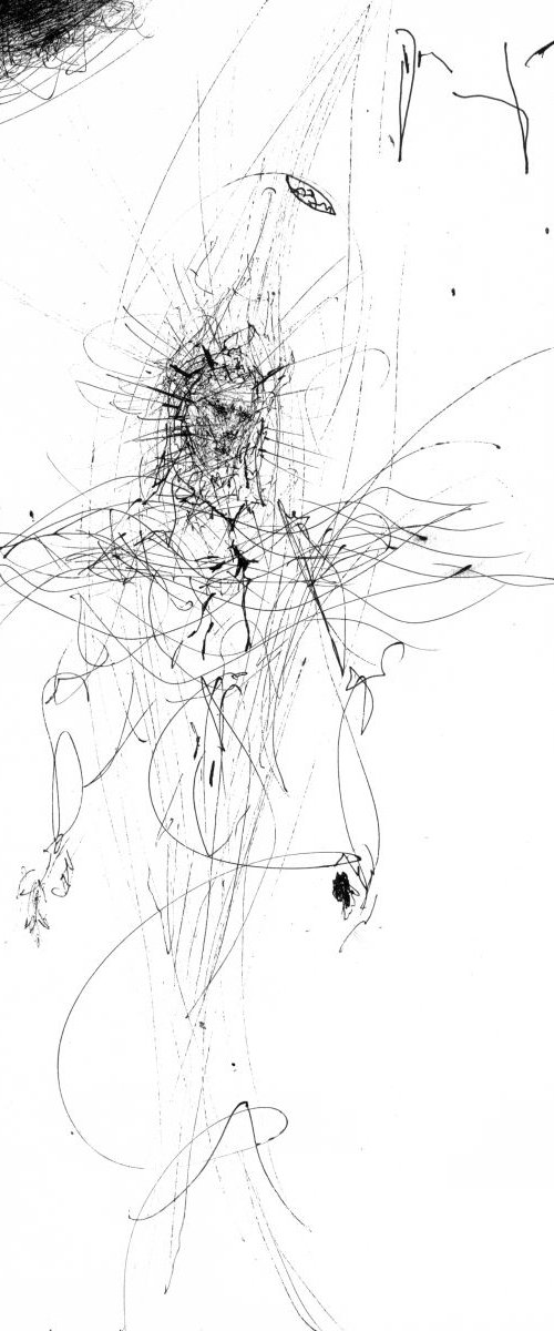 KLOSKA S ANGELS VIBRARATING LINES LIKE COSMIC WAVES ROMANIAN CONTEMPORARY MASTER by Kloska Ovidiu
