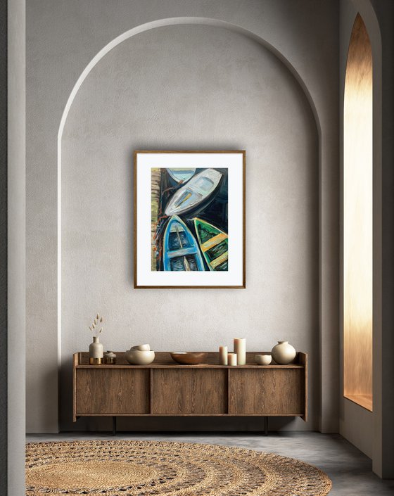 Boats on the river