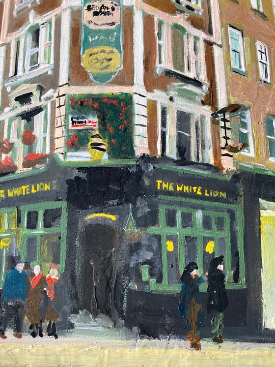 Corner Pub In Soho, London