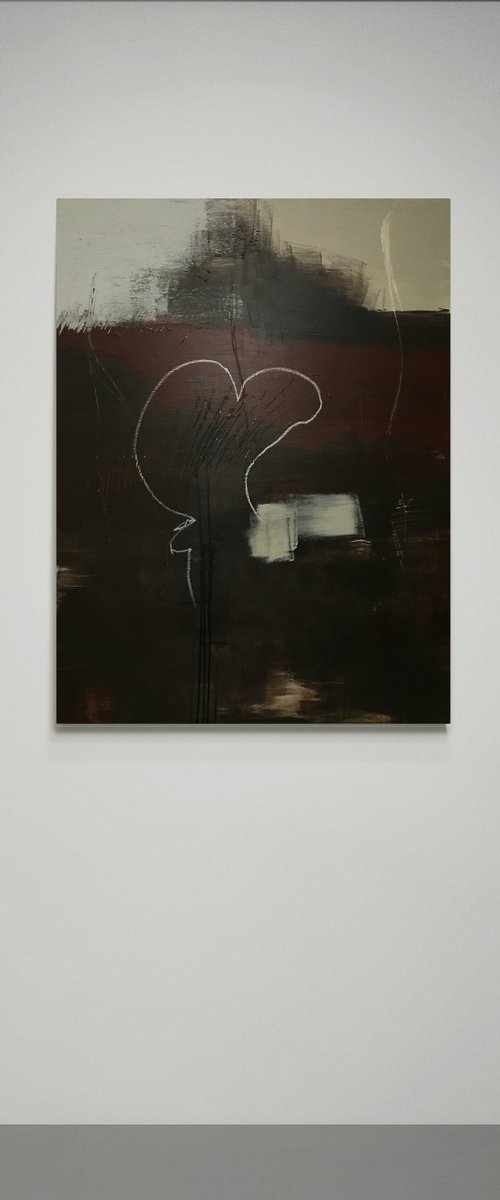 For What Minimalist Painting by Kris Haas