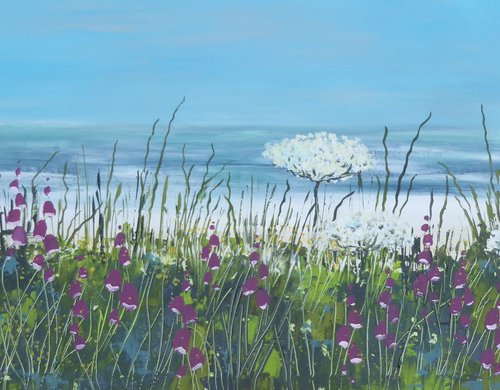 Cornish Coast Meadow by Elaine Allender
