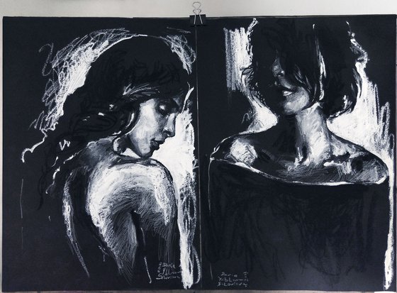 From the Darkness: A Diptych of Light