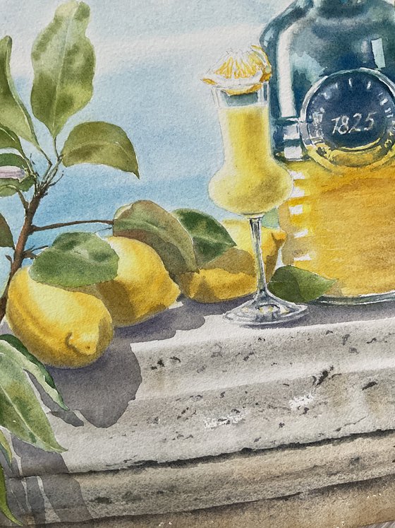 Limoncello, original art