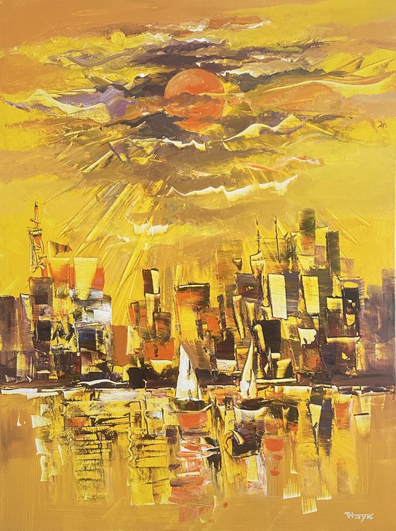 Harbor in Light