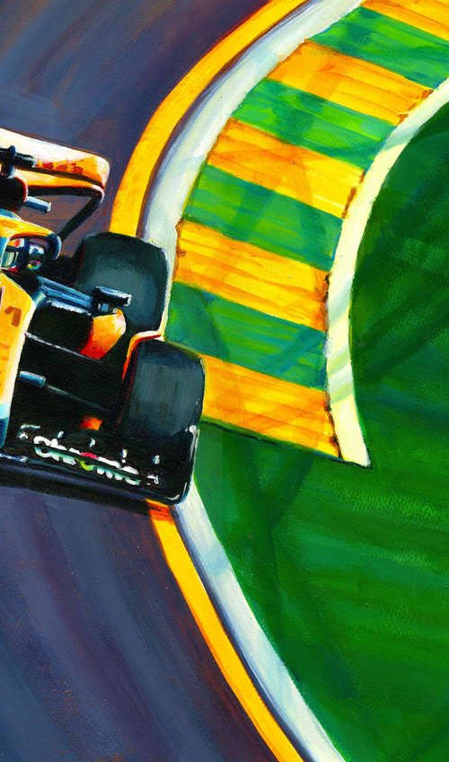 Oscar Piastri - 2023 Australian Grand Prix  McLaren MCL60 by Alex Stutchbury