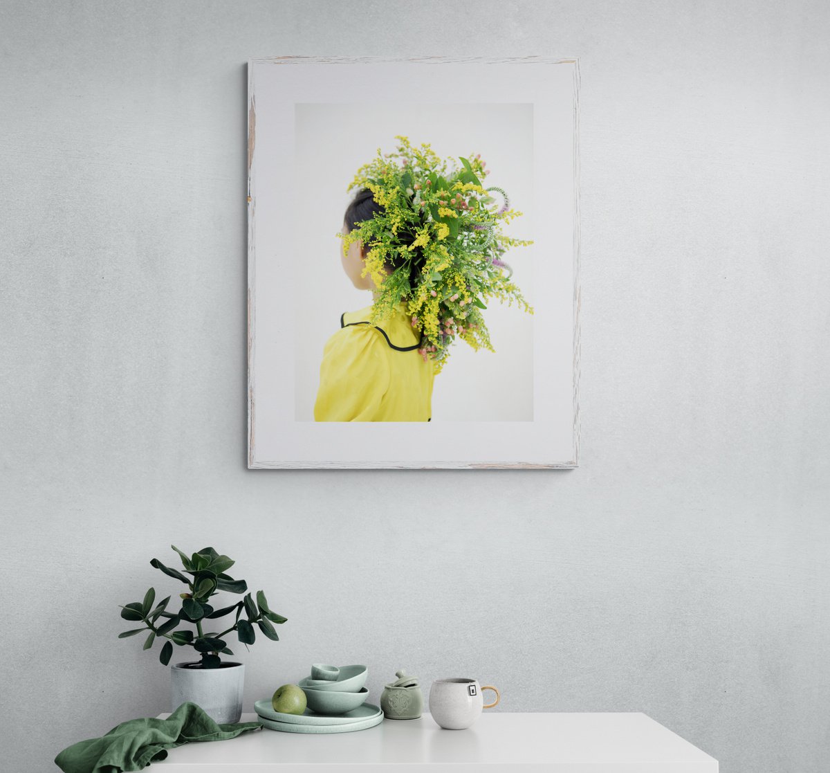 Expressive Portrait Photograph By Ziesook You, 19 X 25", Scent Of Broq-Pa 08082018, Original Artwork