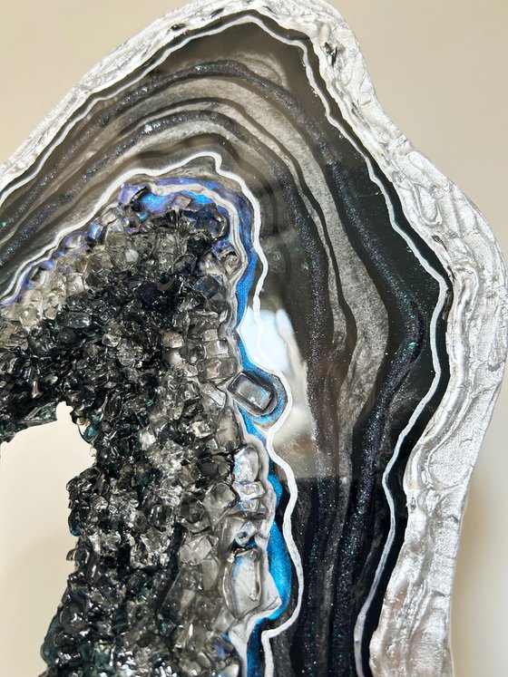 Geode Slice "Onyx"