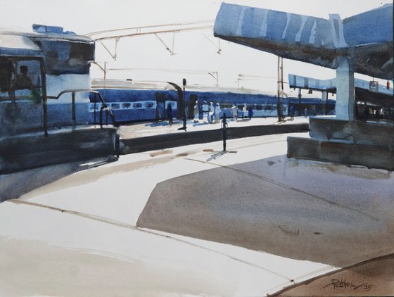 Arrival departure, light shade