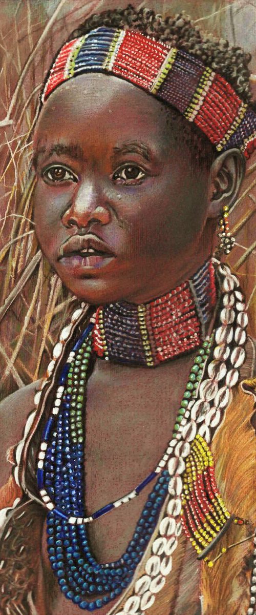 Hamar girl (Ethiopia) by Hendrik Hermans