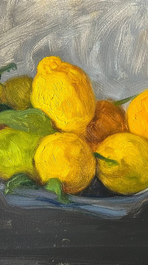 Still Life with lemons by Elina Arbidane