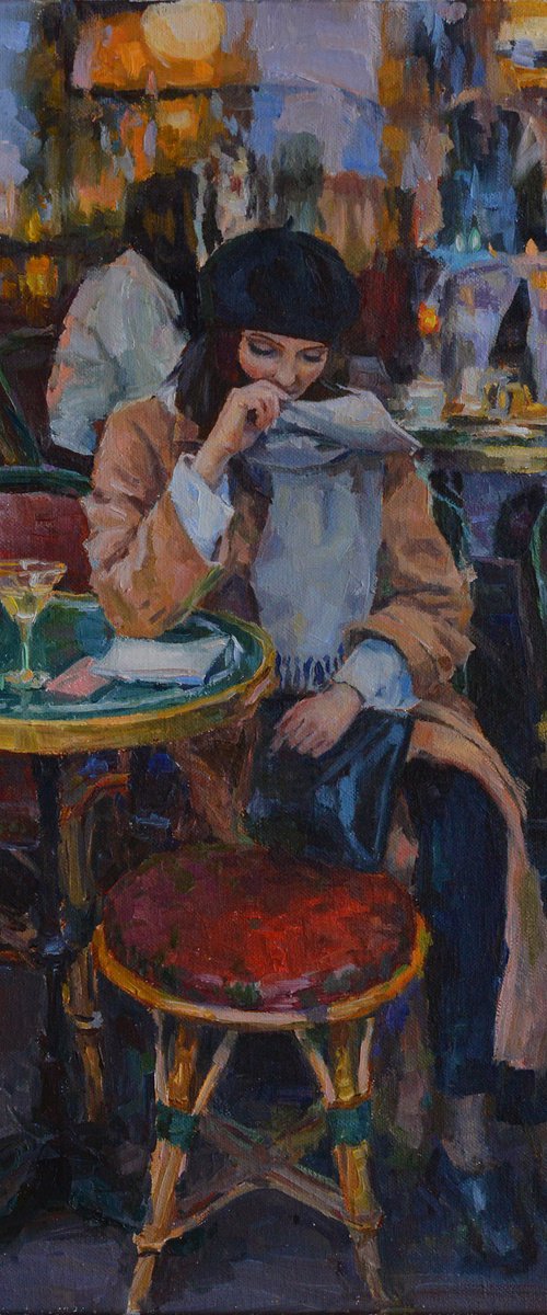 Evening, café and martini by Vachagan Manukyan