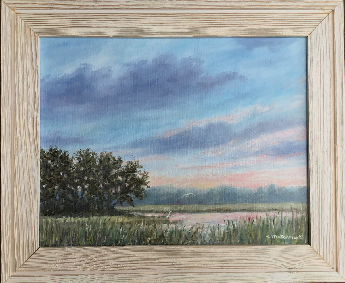 PINKS ON THE MARSH by Kathleen McDermott