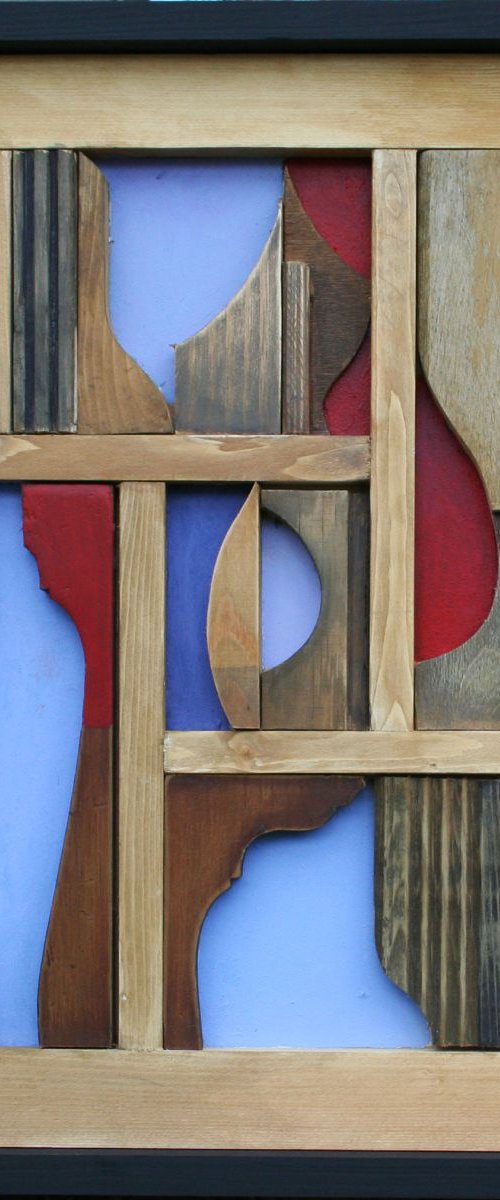 Figures in Equilibrium (relief construction) by Liam Hennessy