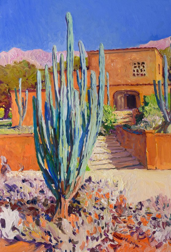 Cactus and House