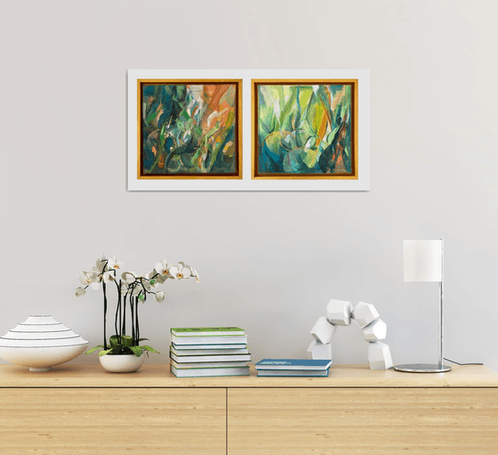 The Energy Within Nature. Diptych