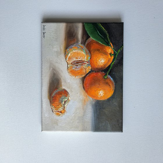 Clementine oil painting