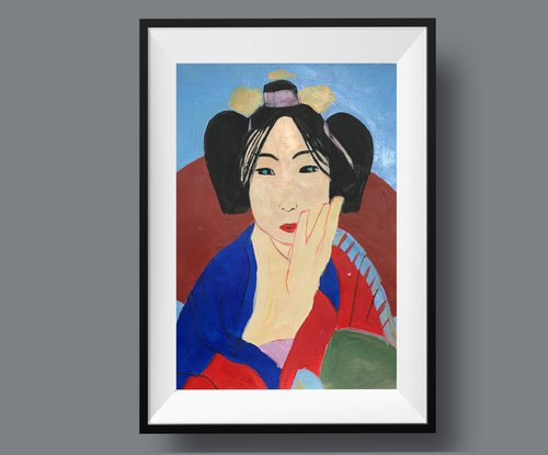 Japanese beauty. Fantasy woman. #3 by Vita Schagen