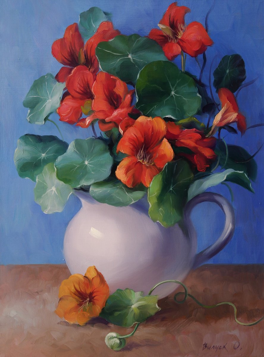 Freshness In A Vase By Lena Vylusk, 12 X 16, Artwork For Sale On Artfinder