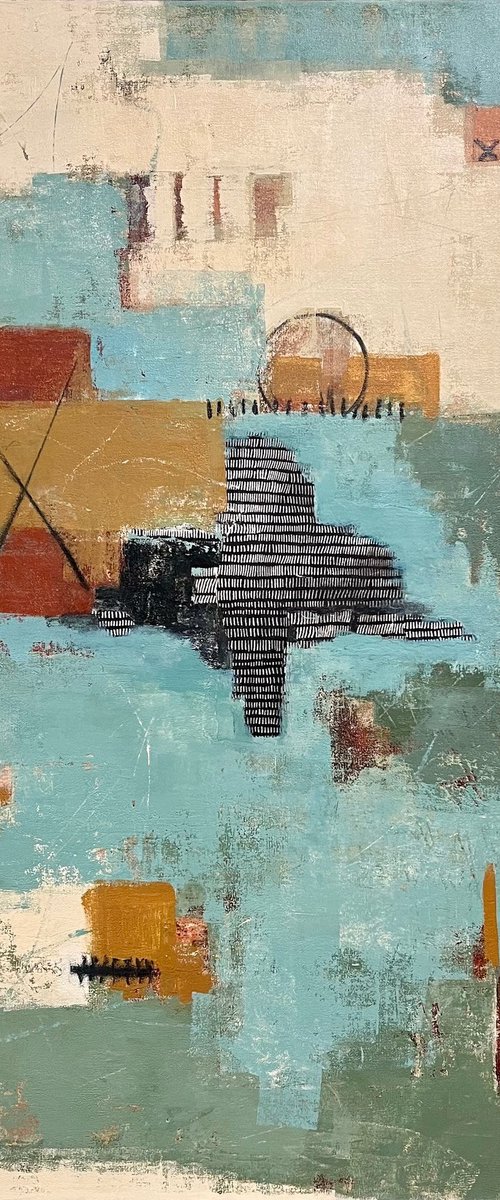 Blue Coyote by Shellie  Garber