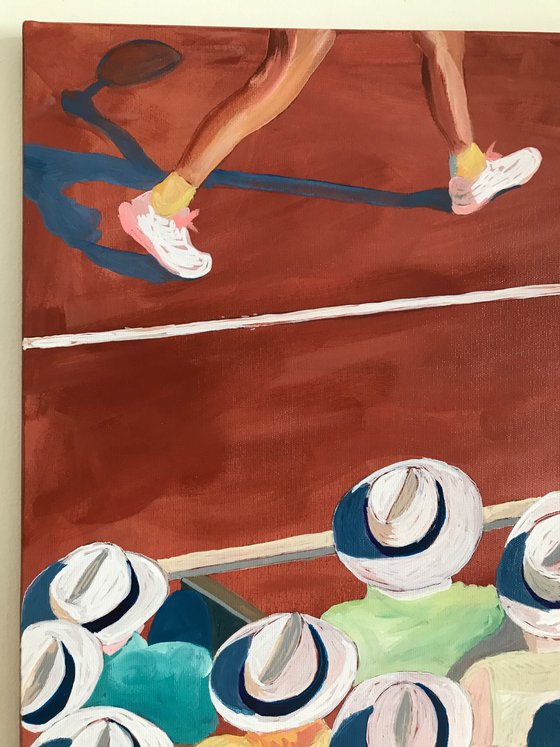 Roland Garros, the invisible set point.