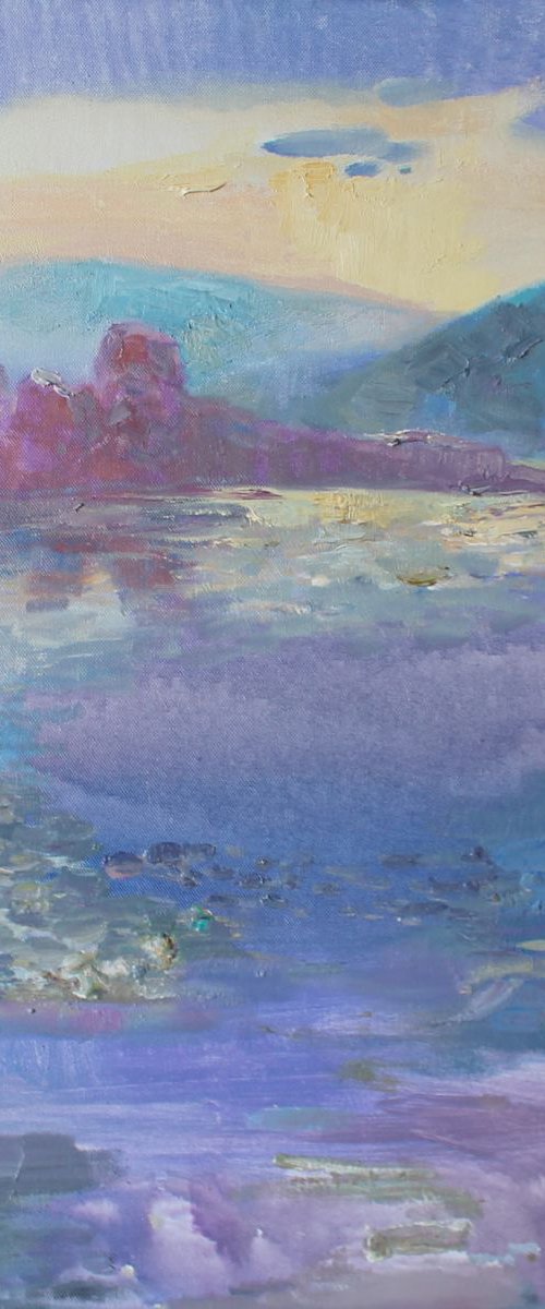 Evening of spring day. by Anastasiia Grygorieva