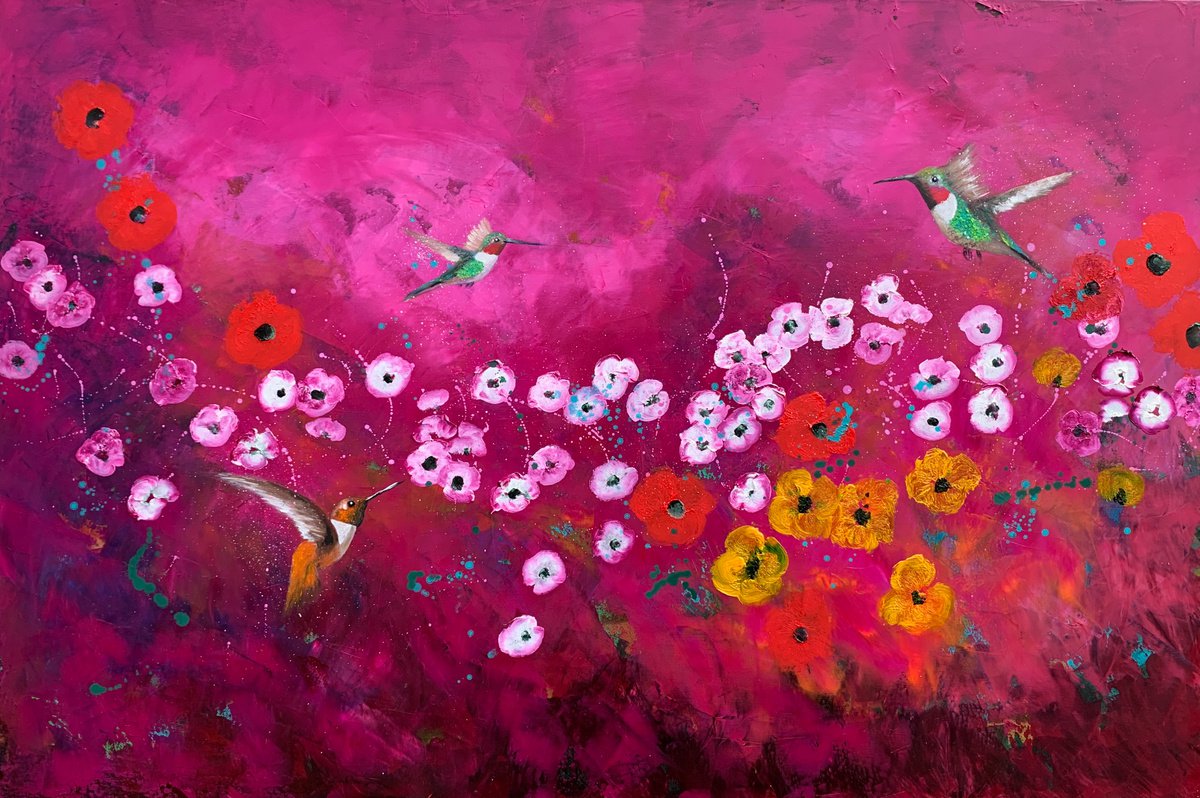 Pink Tropical Dreams by Laure Bury