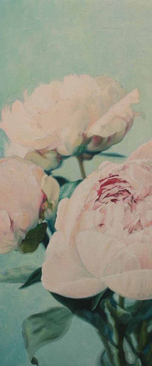 Etude with peonies by Julia Diven