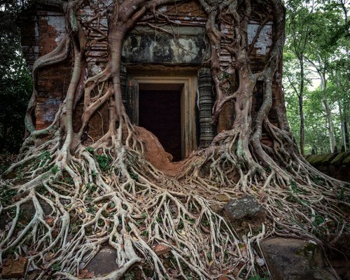 Angkor Series No.8 - Signed Limited Edition by Serge Horta
