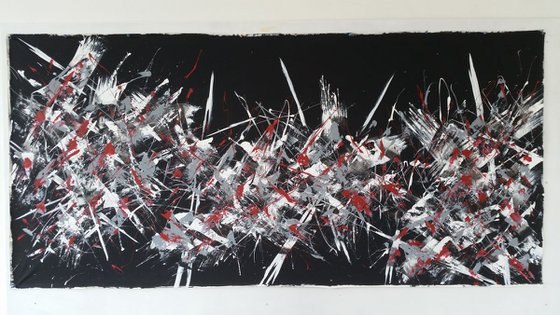 Abstract Modern minimalism ACRYLIC Painting on CANVAS by M.Y.