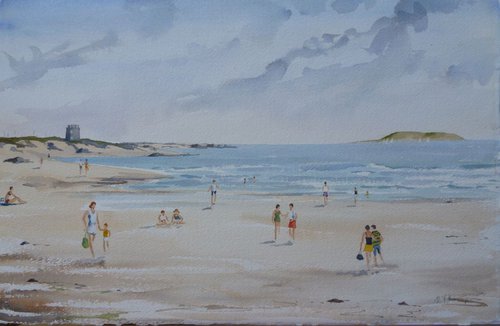 On the Beach, Portmarnock by Maire Flanagan