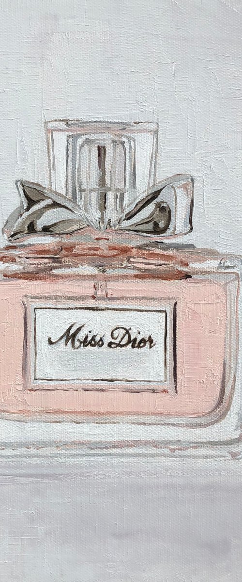 Miss Dior perfume art by Martin Allen