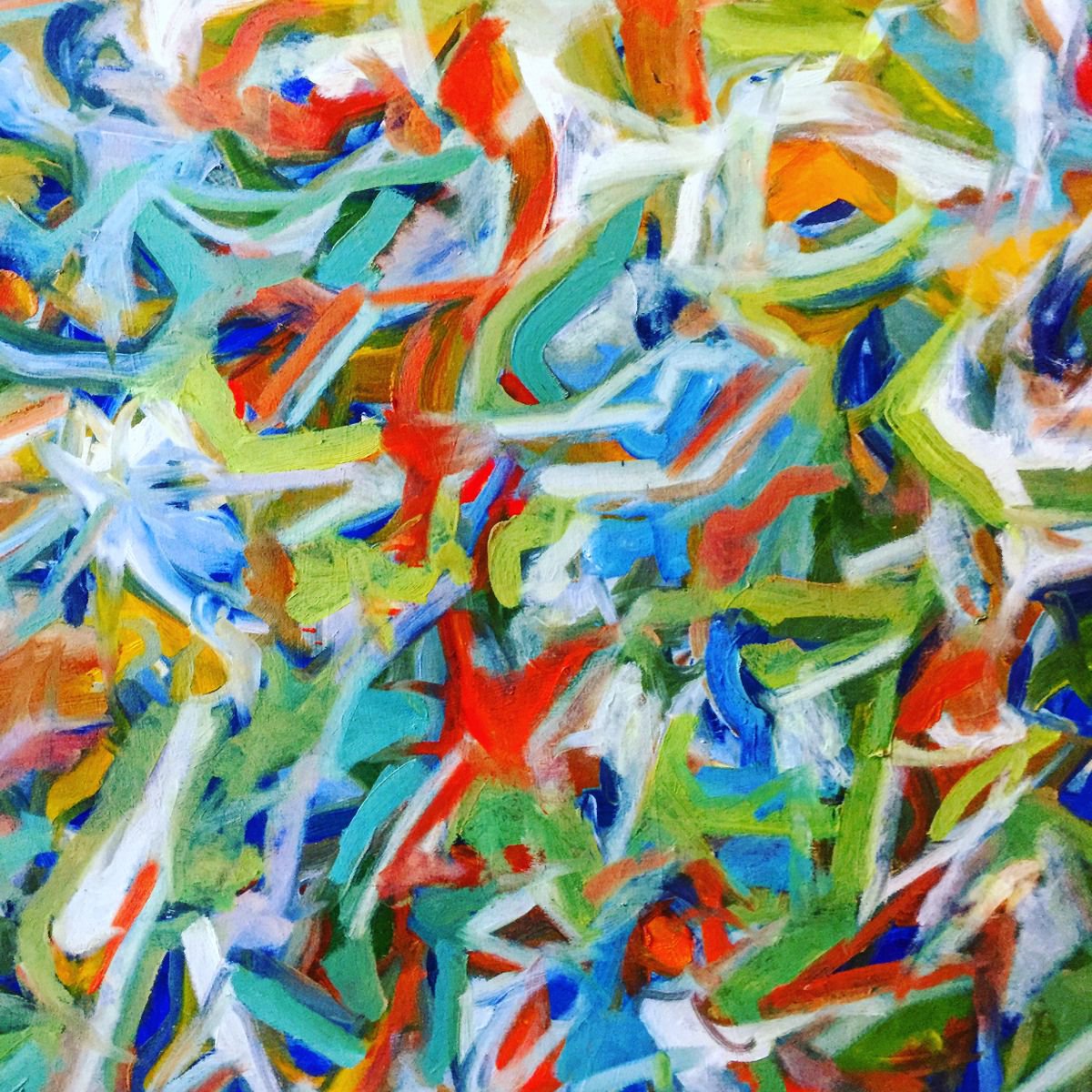 Steven Miller | Original  Oil Painting | Beneath It All | 122 X 122Cm | Artwork For Sale On Artfinder
