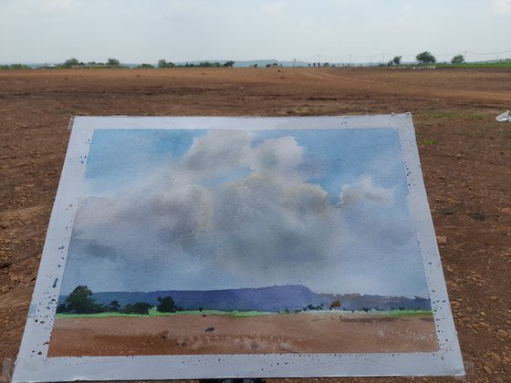 Clouds in monsoon afternoon