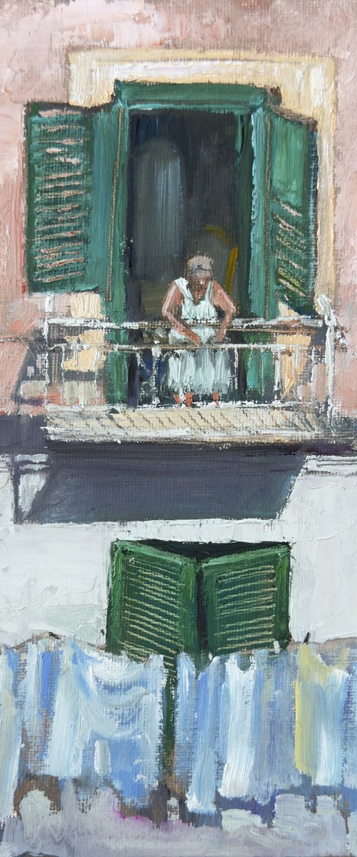 Nosy neighbor by Olha Laptieva