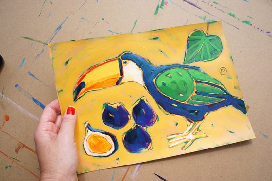 Toucan and figs