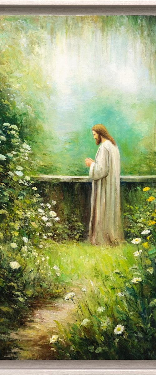 Jesus in the Garden by Behshad Arjomandi