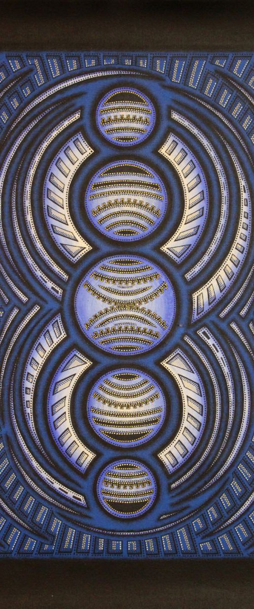 Blue cycle by Jonathan Pradillon