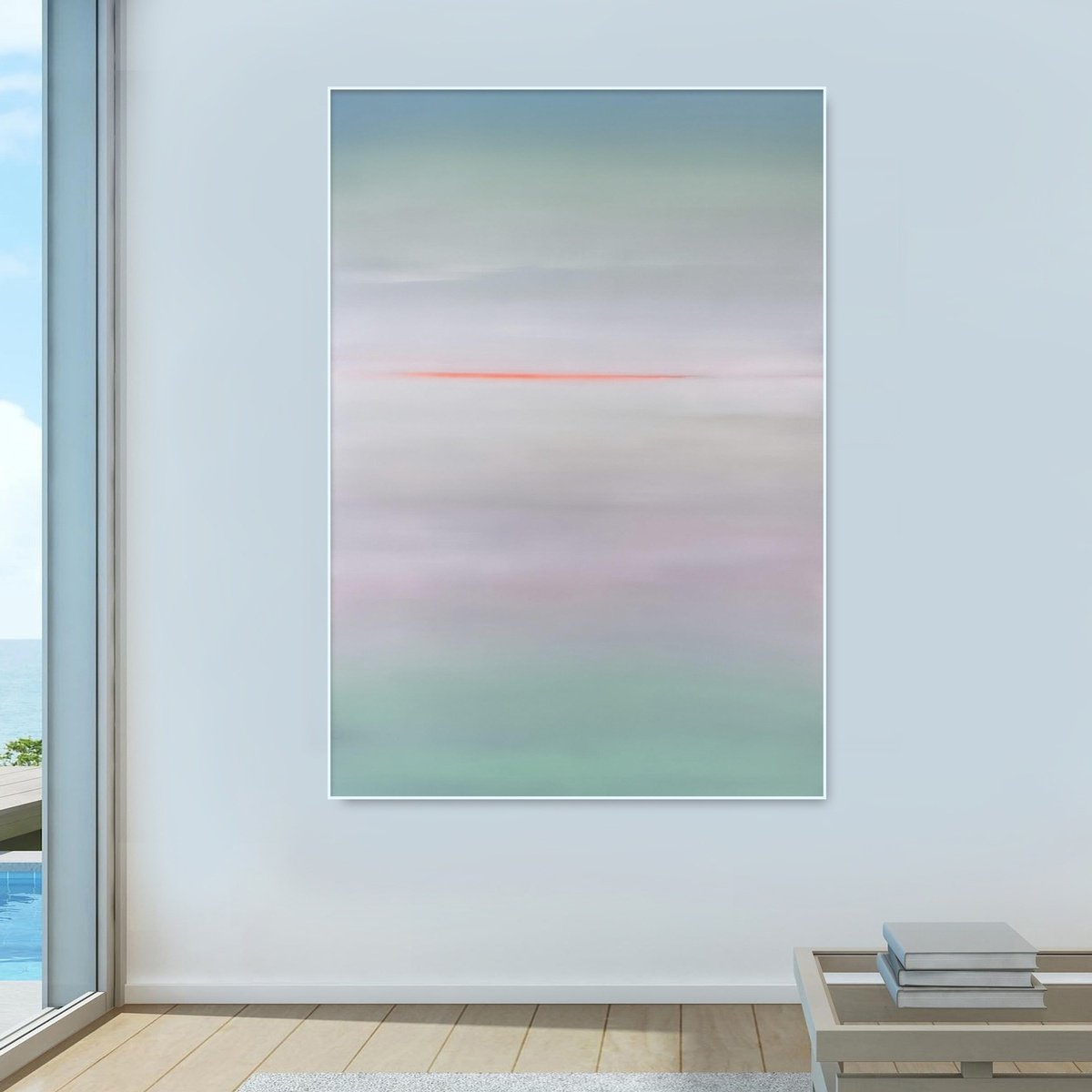 Photorealistic Landscape Oil Painting By Larissa Uvarova, 28 X 39", Horizon Of Emotions #56, Original Artwork