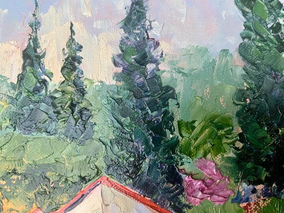 Among the Cypress Trees